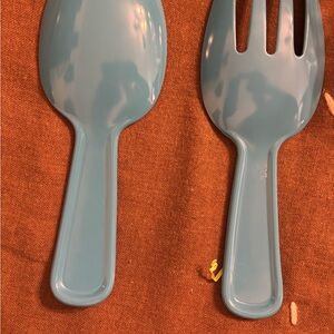 Stylish Blue Serving Utensils